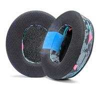 WC Freeze Kraken - Almohadillas de Gel refrescante para Razer Kraken V3, V3 Pro, V4 y V4 Pro de Wicked Cushions - Maximizan la Durabilidad, el Grosor y el Aislamiento del Sonido | 90's Black