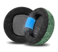 WC Freeze Maxwell 2 - Almohadillas de Gel para Audeze Maxwell 2 | Por Wicked Cushions | Para Maxwell 2 y Maxwell 2 ANC | Freeze V2 Tela refrescante | Emerald Tide