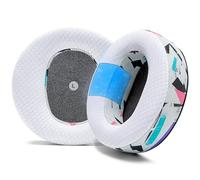 WC Freeze Maxwell - Almohadillas de Repuesto de Gel refrigerante compatibles con los Auriculares Maxwell de Wicked Cushions - Elevated Gaming | 90's White