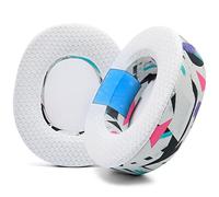 WC Freeze Nova Pro Wireless - Almohadillas de Gel refrescante para Arctis Nova Pro Wireless y Nova Elite (no compatibles con Otros Modelos), de Wicked Cushions, Extra Gruesas y cómodas | 90's White