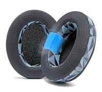 WC Freeze para Arctis Nova - Almohadillas de Repuesto de Gel refrigerante de Tela híbrida para Arctis Nova Pro Wired, Nova 7, 5, 4, 3, 1 - Fabricadas por Wicked Cushions | Geo Grey