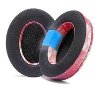 WC Freeze para Arctis Nova - Almohadillas de Repuesto de Gel refrigerante de Tela híbrida para Arctis Nova Pro Wired, Nova 7, 5, 4, 3, 1 - Fabricadas por Wicked Cushions | Hex Red