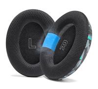 WC Freeze QC Ultra - Almohadillas de Gel refrescante de Repuesto compatibles con Bose QuietComfort Ultra Gen 1 y Gen 2 de Wicked Cushions | Tejido Transpirable, Extra Grueso y Fresco | 90's Black