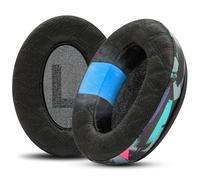WC Freeze V2 Cloud Alpha - Almohadillas de Gel refrescante en ángulo para HyperX Cloud Alpha y más, de Wicked Cushions | Almohadillas en ángulo para una Comodidad Extrema, Extra Gruesas | 90's Black