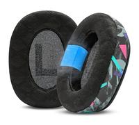 WC Freeze V2 G Pro X - Almohadillas de Gel refrescante en ángulo compatibles con la Serie Logitech G Pro X de Wicked Cushions | Almohadillas en ángulo para máxima Comodidad | 90's Black