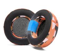 WC Freeze Virtuoso - Almohadillas de Gel refrigerante para Auriculares para Juegos Corsair Virtuoso de Wicked Cushions - Mayor Durabilidad, Grosor y Aislamiento de Sonido | Orange Prism