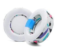 WC Freeze Virtuoso - Almohadillas de Gel refrigerante para Auriculares para Juegos Corsair Virtuoso de Wicked Cushions - Mayor Durabilidad, Grosor y Aislamiento de Sonido | 90s White