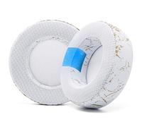 WC Freeze Virtuoso - Almohadillas de Gel refrigerante para Auriculares para Juegos Corsair Virtuoso de Wicked Cushions - Mayor Durabilidad, Grosor y Aislamiento de Sonido | Mármol Dorado