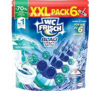 WC Fresh Kraft Active - Ambientador (6 unidades, 6 x 50 g), color azul