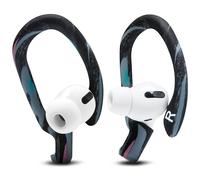 WC HookZ - Ganchos de Oreja para AirPods Pro 1, 2 & AirPods 1, 2, 3 | Por Wicked Cushions | Pares de dos tamaños, gancho único izquierdo y derecho | 90's Black