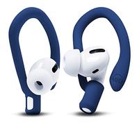 WC HookZ - Ganchos para las orejas mejorados y patentados para AirPods Pro 1, 2 y AirPods 1, 2 y 3 - Pares de dos tamaños incluidos en el paquete, fabricados por Wicked Cushions | Navy Blue