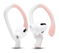 WC HookZ - Ganchos para Las Orejas mejorados y patentados para AirPods Pro 1, 2 y AirPods 1, 2 y 3 - Pares de Dos tamaños incluidos en el Paquete, Fabricados por Wicked Cushions | Pink Marble