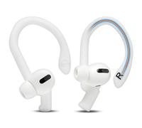 WC HookZ Pro 3 - Ganchos Ajustables para la Oreja compatibles con AirPods Pro 3 de Wicked Cushions | Núcleo maleable para un Ajuste Personalizado, Seguro y cómodo - Patente Pendiente | White