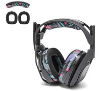 WC Mod Kit A50 - Almohadillas de Gel refrigerante + Diadema de Repuesto para Astro A50 Gen 4, Gen 5 y A50X de Wicked Cushions | Mayor Comodidad, refrigeración y Durabilidad | 90's Black