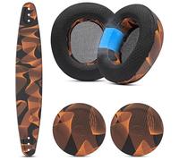 WC Mod Kit Nova Pro Wireless: Almohadillas de Gel refrigerante, Diadema de Silicona y Placas Laterales para Arctis Nova Pro Wireless, Nova Elite y Nova Pro Omni de Wicked Cushions | Kinetic Wave
