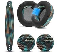 WC Mod Kit Nova Pro Wireless & Nova Elite - Almohadillas de Gel refrescante, Diadema de Silicona y Placas Laterales para SteelSeries Arctis Nova Pro Wireless y Nova Elite de WC | The Simulation