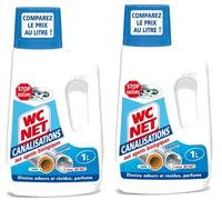 WC Net - alcantarillado - Fraîcheur Marino - 1 l - Lote de 2