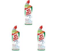 WC Net - Lejía Gel Mountain Fresh para Wc, Limpia, Higieniza y Blanquea Inmediatamente, 800ml, El embalaje puede variar (Paquete de 3)