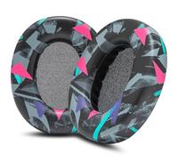 WC PadZ Crusher ANC 2 - Almohadillas para Skullcandy Crusher ANC 2 | Por Wicked Cushions | También para Crusher 720 y 1080 | Comodidad y aislamiento acústico mejorados | 90's Black