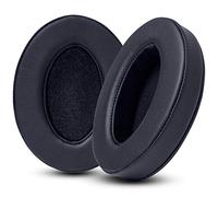 WC PadZ - Las Mejores Almohadillas de Wicked Cushions - Compatible con Audio Technica, HyperX, SteelSeries Arctis - Extra Gruesas - Apertura Grande - Espuma viscoelástica Suave | Negro