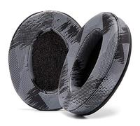 WC PadZ - Las Mejores Almohadillas de Wicked Cushions - Compatible con Audio Technica, HyperX, SteelSeries Arctis - Extra Gruesas - Apertura Grande - Espuma viscoelástica Suave | Antracita