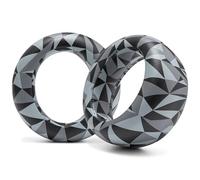 WC PadZ Pulse Elite - Almohadillas de Cuero PU mejoradas compatibles con PS5 Pulse Elite de Wicked Cushions | Cojín más Grueso y Apertura más Amplia | Geo Grey