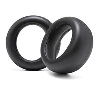 WC PadZ Pulse Elite - Almohadillas de Cuero PU mejoradas compatibles con PS5 Pulse Elite de Wicked Cushions | Cojín más Grueso y Apertura más Amplia | Black