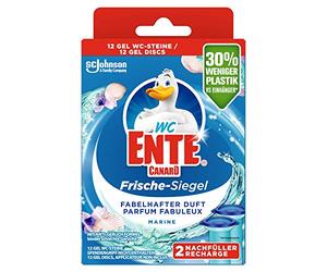 WC Pato Fresco de Sello para el WC Piedra de Gel, Azul Marino, Paquete de 1 (72 ml)