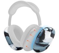 WC ShellZ MAX - Cubiertas Exteriores Protectoras Compatible con AirPods MAX 1 & 2 de Wicked Cushions | De Silicona Premium | Mármol