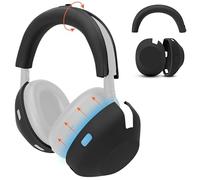 WC ShellZ XM6 - Funda Protectora de Silicona y Diadema para Auriculares Sony WH-1000XM6 de Wicked Cushions | Silicona Premium | Black