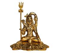 WC_Shiva - Figura Decorativa para el hogar, diseño de corazón triádico de Shiva Pariwar con Shiv Ling/Conoce a mis Dioses hindúes/Mini estatuas hindúe