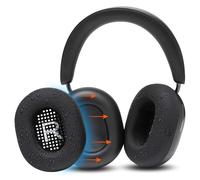 WC SweatZ Ace - Fundas antisudor para Almohadillas Sonos Ace | Por Wicked Cushions | Fabricado con silicona de primera calidad, anti-sudor y fácilmente lavable | Black
