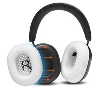 WC SweatZ Ace - Fundas antisudor para Almohadillas Sonos Ace | Por Wicked Cushions | Fabricado con silicona de primera calidad, anti-sudor y fácilmente lavable | White