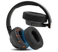 WC SweatZ JBL - Almohadillas de Silicona patentadas para los oídos contra el Sudor para JBL Tune 770NC / JBL Live 770NC y más Modelos JBL, Fabricadas por Wicked Cushions | Black