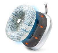 WC SweatZ MAX - Fundas Protectoras patentadas para Airpods MAX Fabricadas por Wicked Cushions | Resistente al Sudor y fácilmente Lavable | Protección Completa contra el Sudor | Ivory Tide