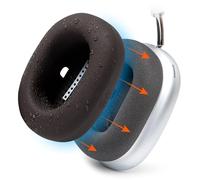 WC SweatZ MAX - Fundas Protectoras patentadas para Airpods MAX Fabricadas por Wicked Cushions | Resistente al Sudor y fácilmente Lavable | Protección Completa contra el Sudor | Brown