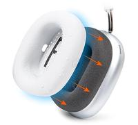 WC SweatZ MAX - Fundas Protectoras patentadas para Airpods MAX Fabricadas por Wicked Cushions | Resistente al Sudor y fácilmente Lavable | Protección Completa contra el Sudor | White
