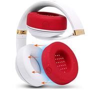 WC SweatZ Studio - Fundas de Almohadillas patentadas para Beats Studio 3 (A1914) y Beats Studio 2 (B0500/B0501), Fabricadas por Wicked Cushions | Resistentes al Sudor y fáciles de Lavar | Red