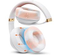 WC SweatZ Studio - Fundas de Almohadillas patentadas para Beats Studio 3 (A1914) y Beats Studio 2 (B0500/B0501), Fabricadas por Wicked Cushions | Resistentes al Sudor y fáciles de Lavar | Pink Marble