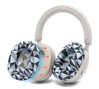 WC SweatZ XM5 - Almohadillas antisudor patentadas para Sony WH1000XM5 de Wicked Cushions | Protección Total de 360 Grados | Resistentes al Sudor y fáciles de Lavar | Geo Grey