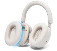 WC SweatZ XM5 - Almohadillas antisudor patentadas para Sony WH1000XM5 de Wicked Cushions | Protección Total de 360 Grados | Resistentes al Sudor y fáciles de Lavar | Silver