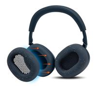 WC SweatZ XM6 - Patented Silicone Earpad Sweat Covers Compatible with Sony WH-1000XM6 by Wicked Cushions | Sweatproof & Easily Washable | Midnight Blue