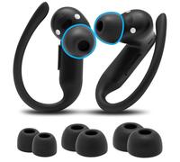WC TipZ Powerbeats Pro 2: Almohadillas de Espuma viscoelástica compatibles con Beats Powerbeats Pro 2 de Wicked Cushions | Mayor Comodidad, Ajuste Seguro y Aislamiento del Ruido | Black
