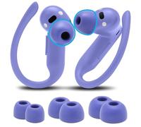 WC TipZ Powerbeats Pro 2: Almohadillas de Espuma viscoelástica compatibles con Beats Powerbeats Pro 2 de Wicked Cushions | Mayor Comodidad, Ajuste Seguro y Aislamiento del Ruido | Purple