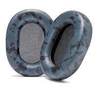 WC Wicked Cushions Almohadillas Extra Gruesas para Sony XM5 - Cojines de Cuero PU Suave, Lujosa Espuma viscoelástica con Aislamiento de Ruido, Grosor Adicional | Black Camo