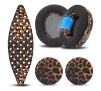 WC Wicked Cushions Modkit V2 Nova Pro Wireless & Nova Elite - Almohadillas de gel, diadema extra ancha y placas laterales para Arctis Nova Pro Wireless y Nova Elite de Wicked Cushions, leopardo