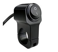 Wcawnlt 1 Pieza Interruptor de Manillar de Moto 22 mm (7/8"), Interruptor de Faro para ATV y Quad, Interruptor Basculante de Plástico - Encendido/Apagado con Cables de Conexión