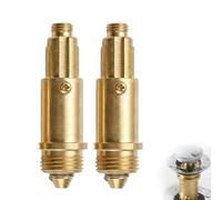 Wcawnlt 2 Piezas latón de Recambio para Desagüe de Lavabo, Tapon Lavabo Click Clack, Tornillo de Tapón con Mecanismo de Resorte para Fregadero, Clic Atornillable para Reemplazo de Tapón de Lavabo