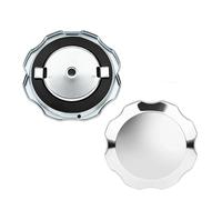 Wcawnlt 2 - Tapón de gasolina para depósito de gasolina, metal plateado, combustible para generador, escotilla gasolina compatible tanque 7 y 9 galones, adecuado para generadores