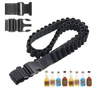 Wcawnlt Ceinture Klopfer 27 Compartiments, Ceintures à 27 Emplacements Porte Bière Ceinture Reglable Pour Pique Nique Festival Costume Carnaval Enterrement Vie Garçon Fête